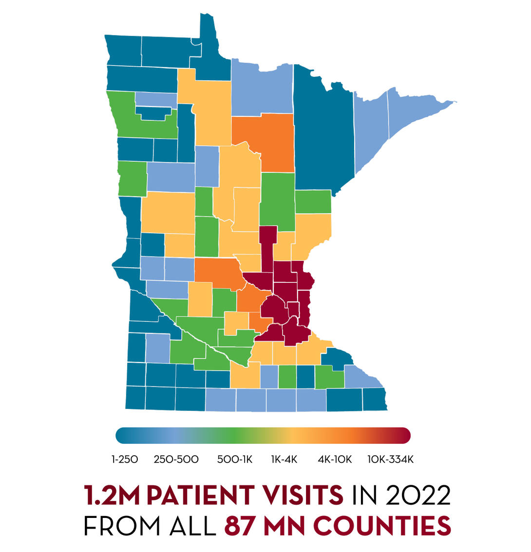 Minnesota Map Patient Care